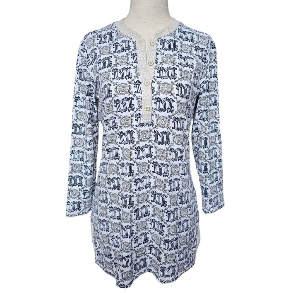 J. McLaughlin for Dillard's Women's 3/4 Sleeve Tunic Top Size XS